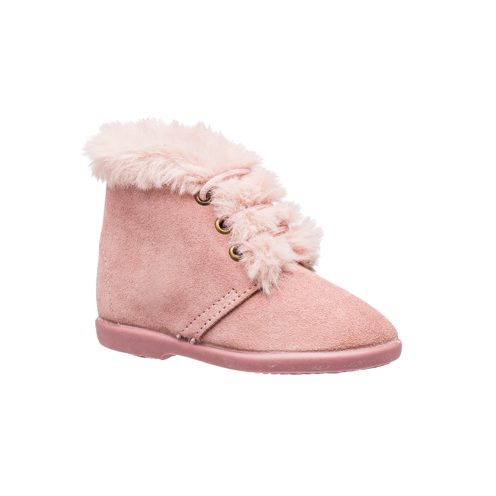 Toddler pink hotsell fur boots