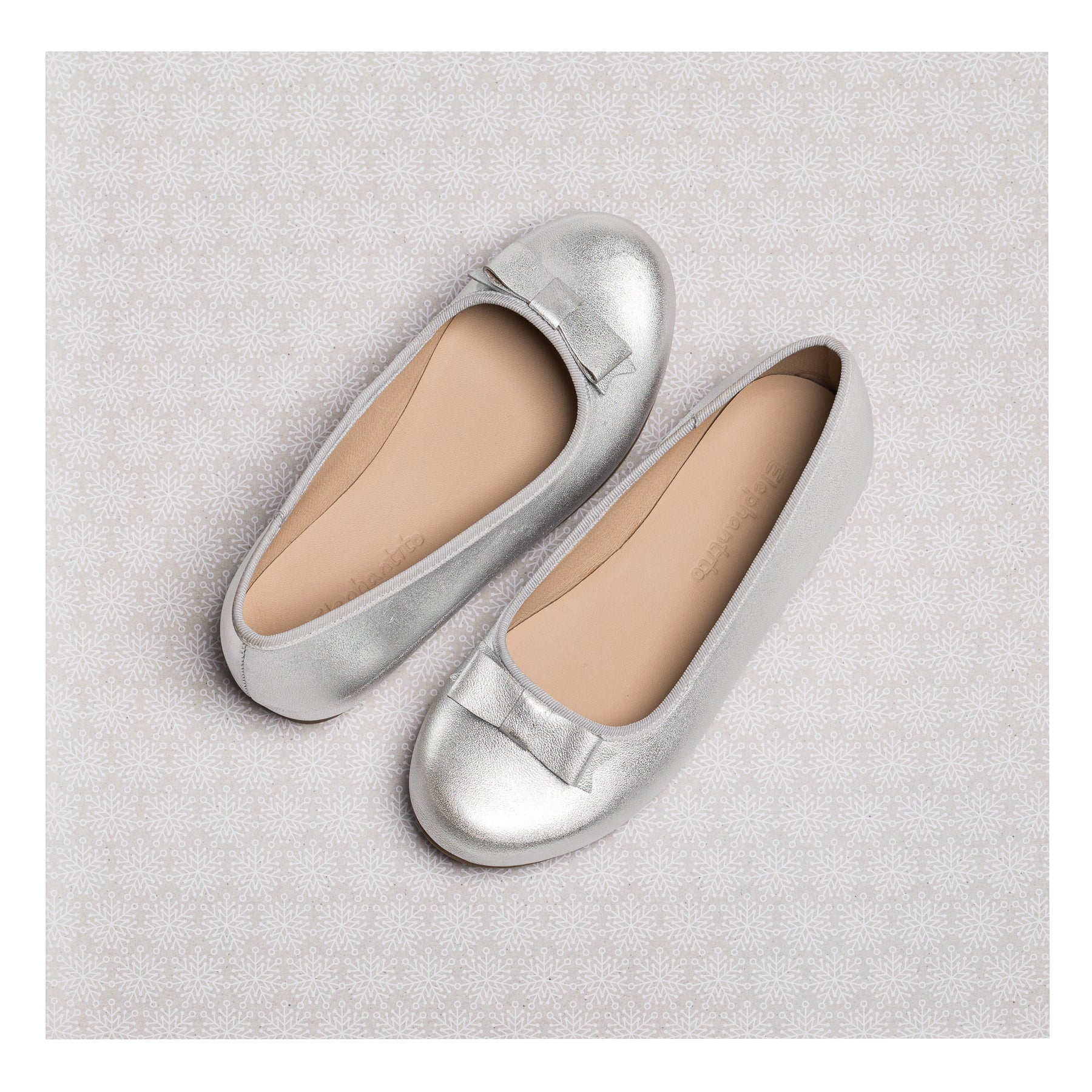 Fashion silver ballet shoes