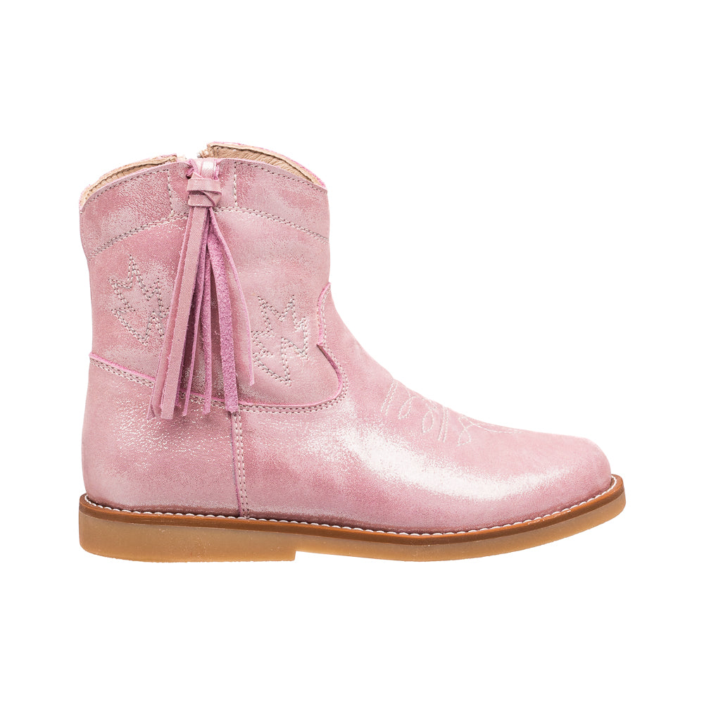 Girls pink suede boots sale