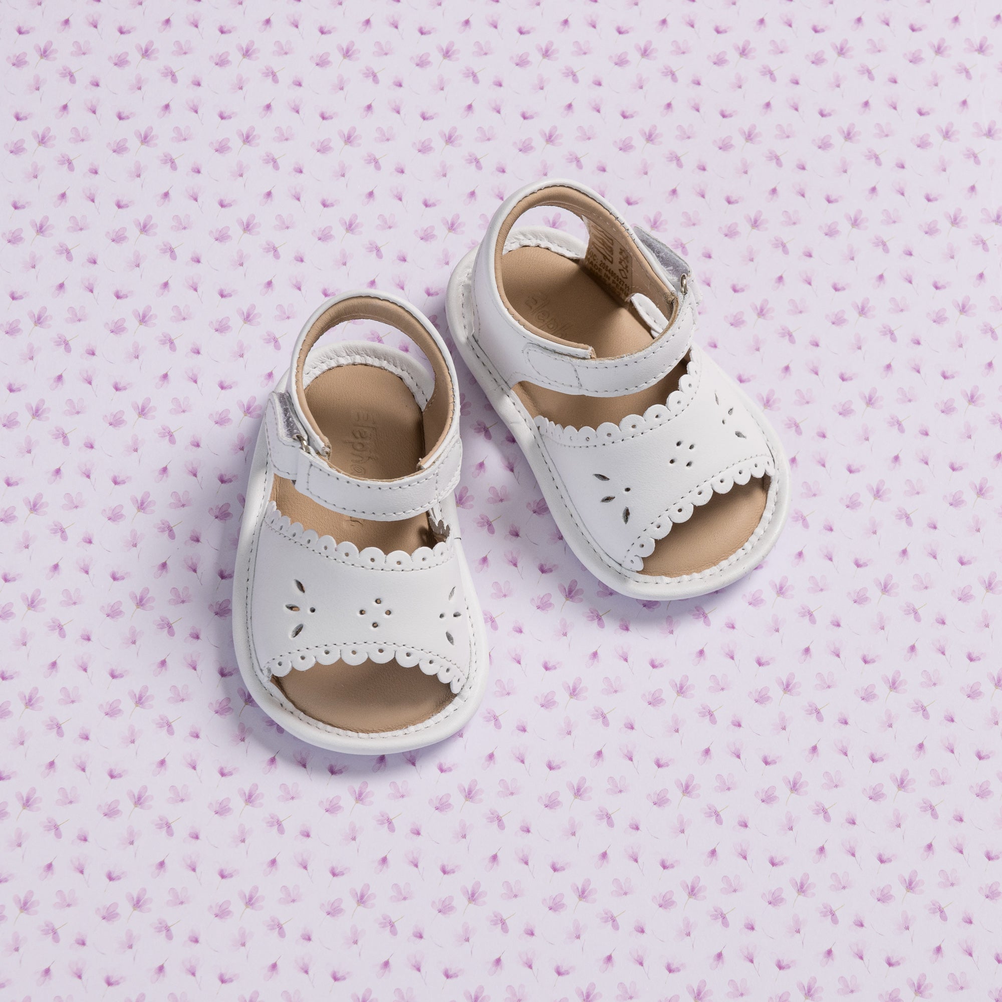 White store baby sandals