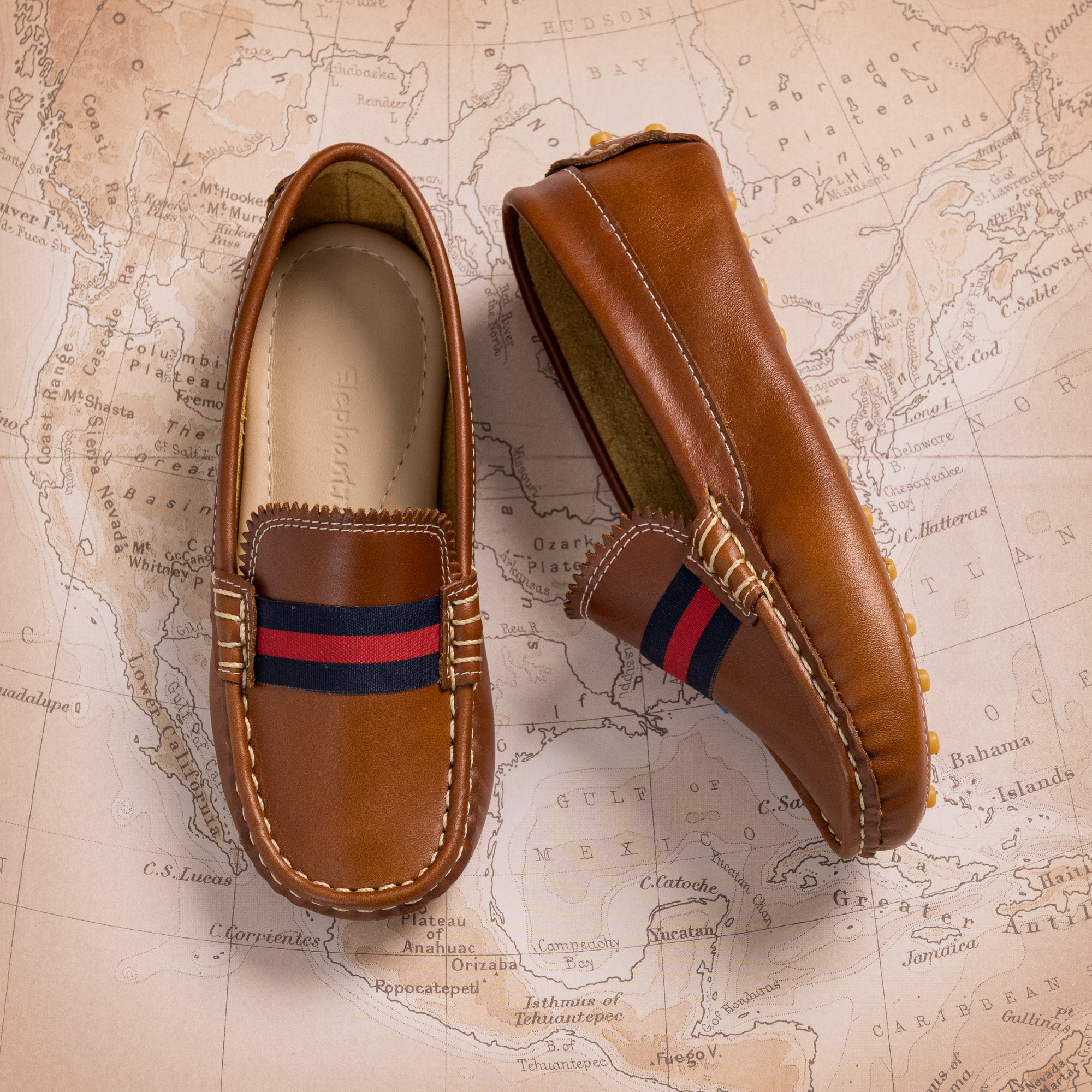 Elephantito Nick Boating Brown outlet Loafers 8