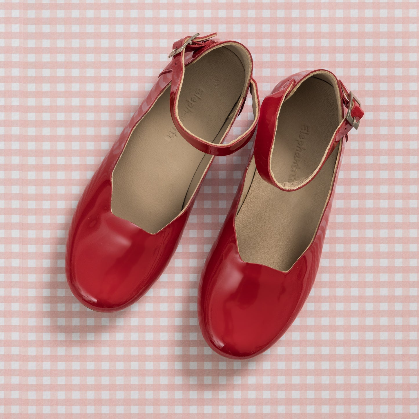 Ondina Flats Patent Red