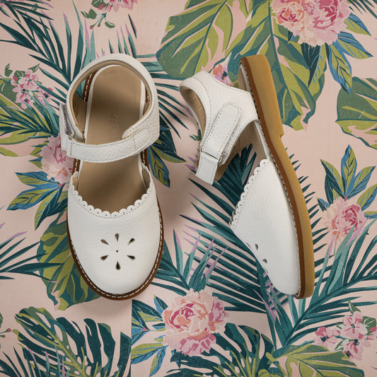 Bellis Sandal White