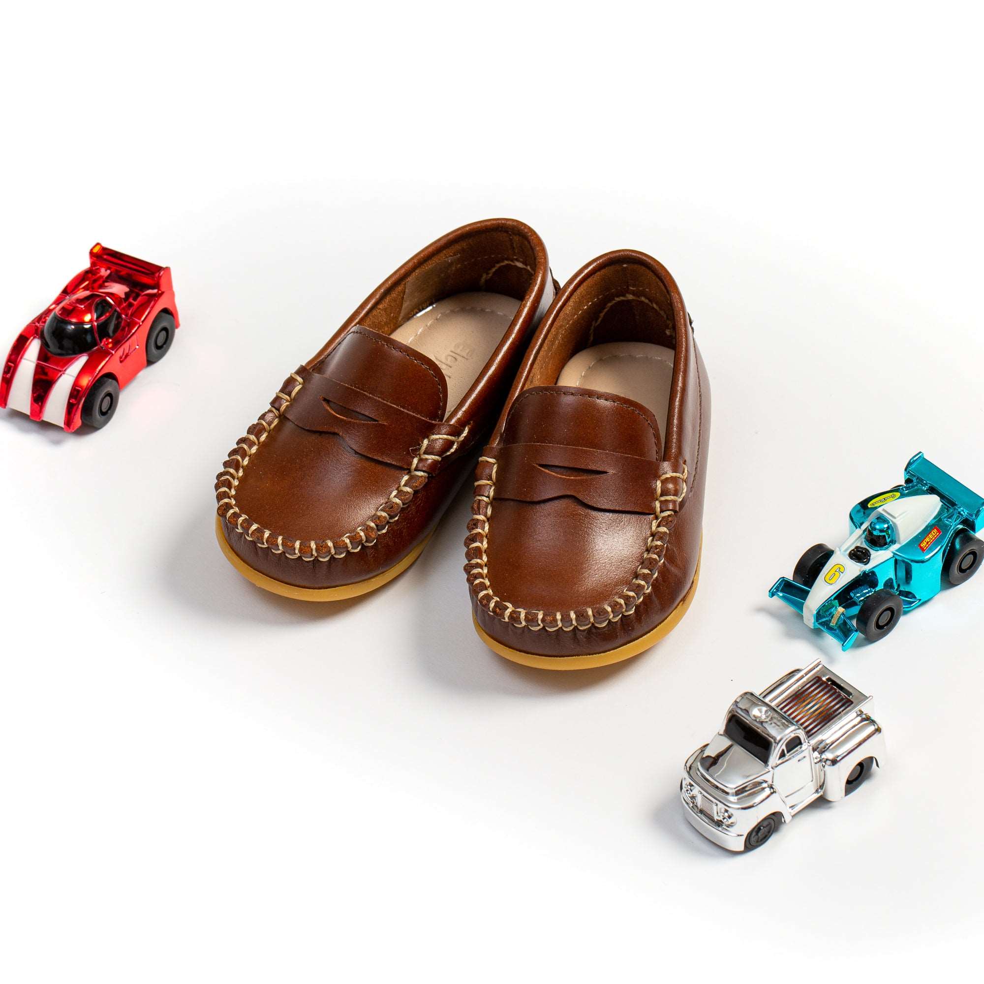 Elephantito offers Baby Boy's Leather Driving Loafers - Apache - Size4US! AMAZING!!