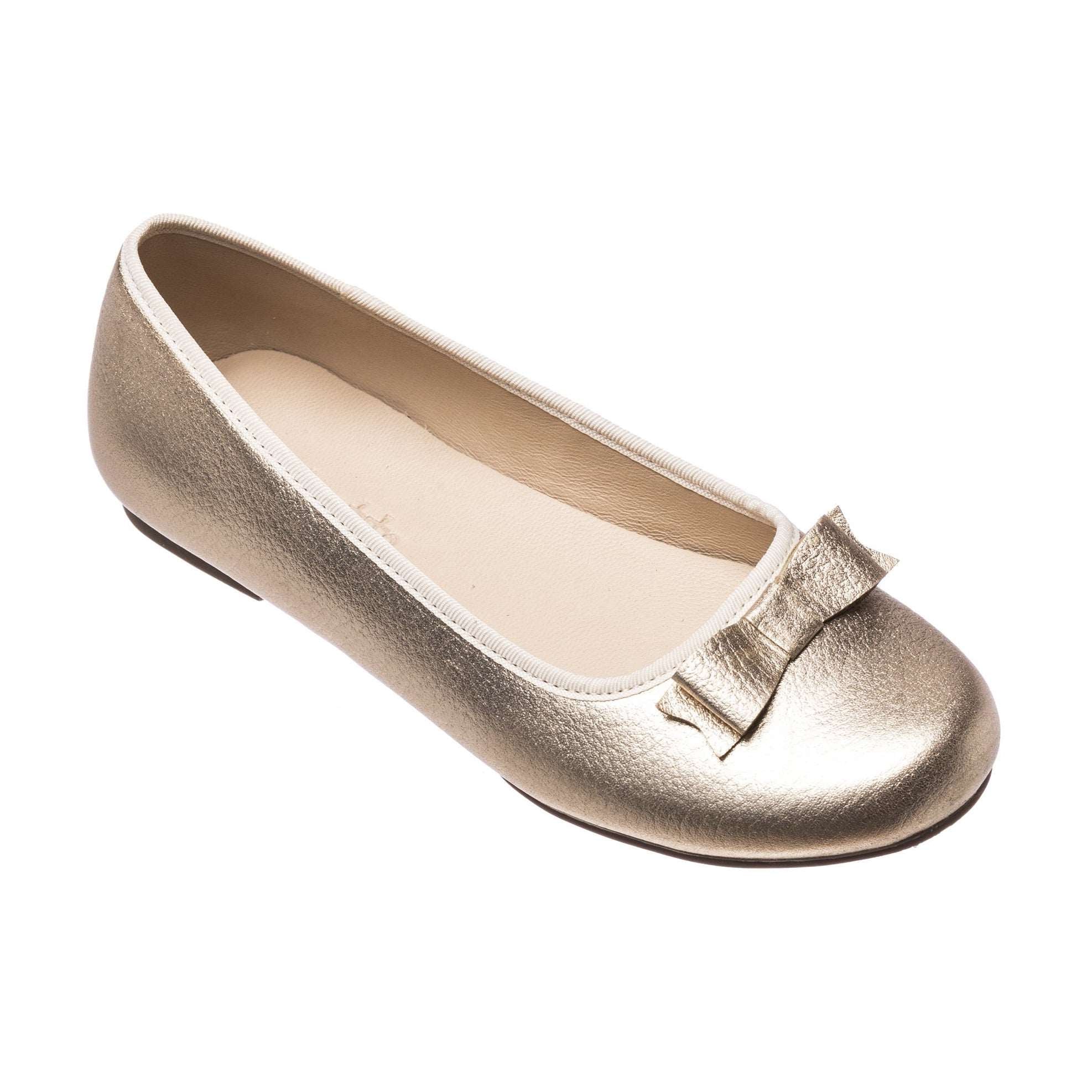 Little girl gold cheap ballet flats