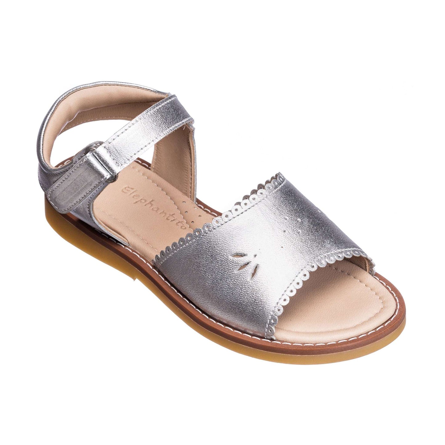 Durable and classic leather sandals for girls – Elephantito
